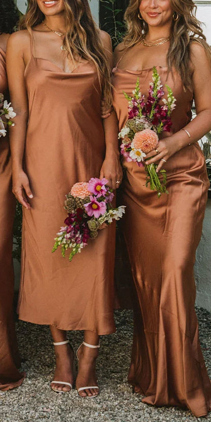 Mismatched Custom Hot Popular Beach Elegant Long Formal Bridesmaid Dresses BD005