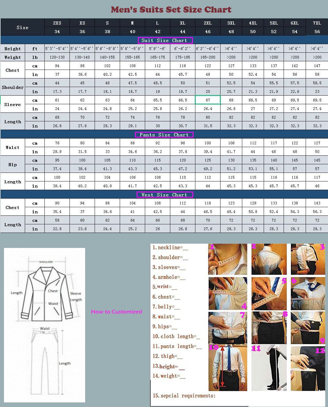 Two Piece Blazer Vest Pants Set, Vintage Business Banquet Groomsmen Stylish Men Suit Set, MS001